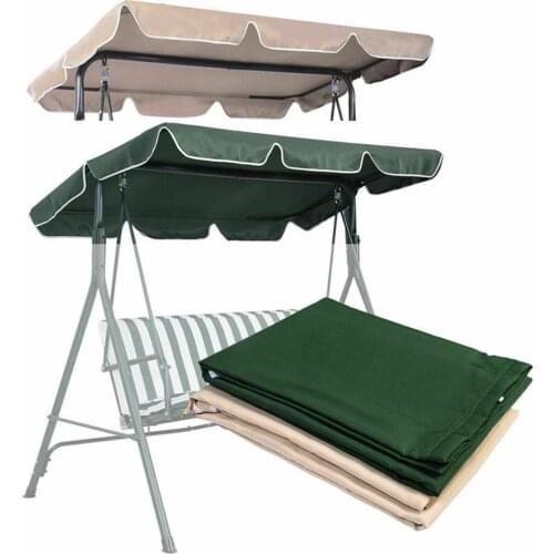Seater Size Outdoor Garden Patio Swing Sunshade Cover Canopy Seat Top Cover courtyard waterproof swing sunshade