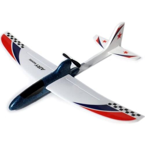 RC Airplane Hand Throwing Capacitor Electric Throw Glider DIY Airecraft Launch educational toy for children