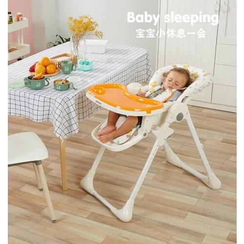 Adjustable Baby High Chair For Feeding Baby Chair With Four Wheels Breast Feeding Chair With Table High Chairs For Baby