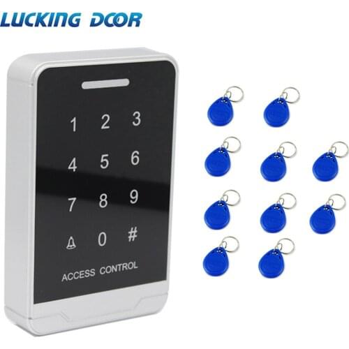 RFID 125Khz Access Control Machine Keypad Digital touch Panel Reader Backlight Touch Screen Standalone Access Control Syetem