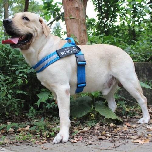 Pet Dog Harness Explosion-Proof Rushed Adjustment Easy Control Handle For Small Medium Dogs Training Walking Vest Harness