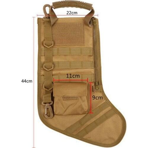 Tactical Molle Christmas Socks Bags from Practical Storage Bags Military Combat Hunting Christmas Socks Gift Bags