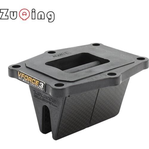 V305A Reed Valve Fit For HONDA CR250R 1986-2001 Carbon Fiber Motorcycle Reed Valve System Set Block CR 250 MX Racing