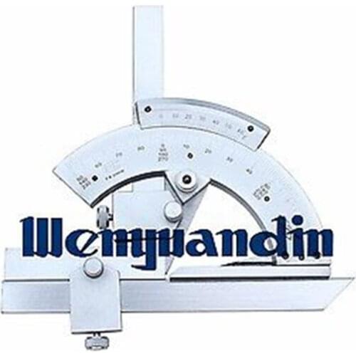 0-320 Degree Vernier Universal Bevel Protractor Angular Dial Ruler Protractor Measuring Instrument B