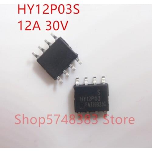 10PCS/LOT 100% new original HY12P03S Y12P03 -30V/-12A SOP-8 MOS tube