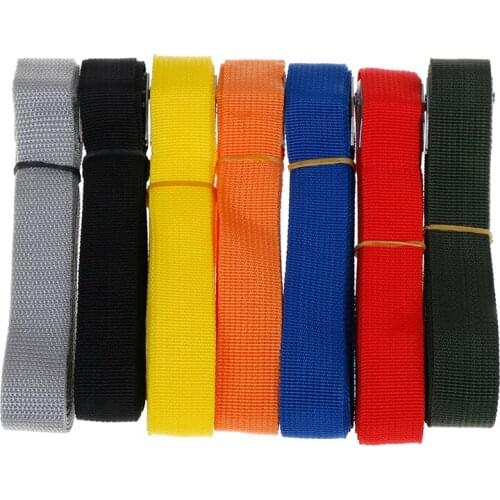 2.5cm*2.5m Luggage Strap Tied Auto Car Boat Fixed Strap Luggage Belt With Alloy Buckle Car Tension Rope Ratchet Tie