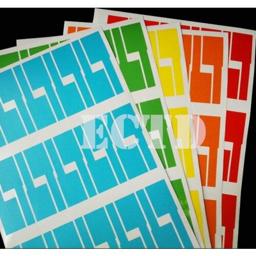 300 x Cable labels,network cable electric cable markers tear proof mixed colour