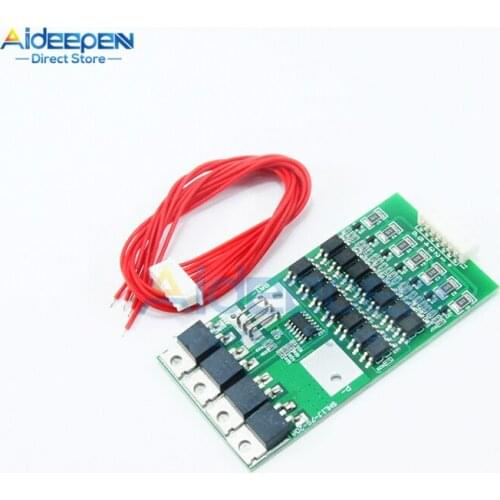 7S 20A 24V Balancing Li-ion Lithium 18650 Battery BMS Protection Board Short Circuit Protection Overcharge Overcurrent With Line