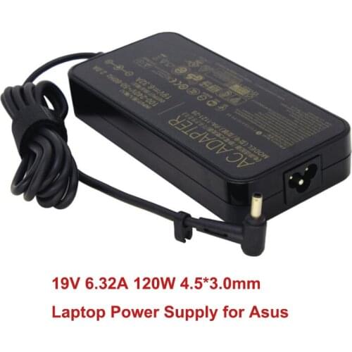 120W 19V 6.32A AC Laptop Charger Adapter 4.5*3.0mm Interface Supply Power Adapter For Asus G501JW