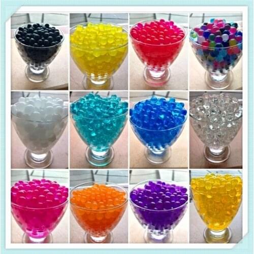 FEDEX FREE SHIPPING 1KG LUXURY GLITTER WATER AQUA CRYSTALS BEADS WEDDING TABLE DECORATIONS CENTREPIECES, HOME GARDEN DECOR JS-17