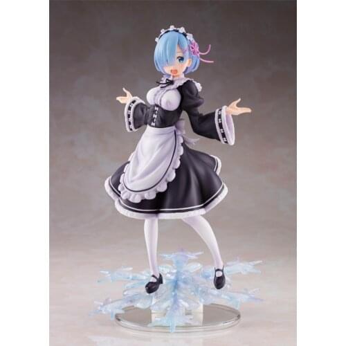 Artist From Zero Rem Rem Winter Maid Figure Colletible Model Toys Anime toys gift Action Figure Anime Rem model
