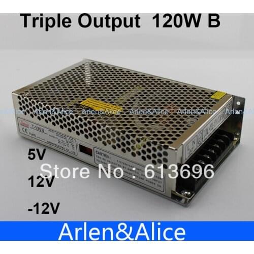 120W B Triple output 5V 12V -12V Switching power supply smps AC to DC