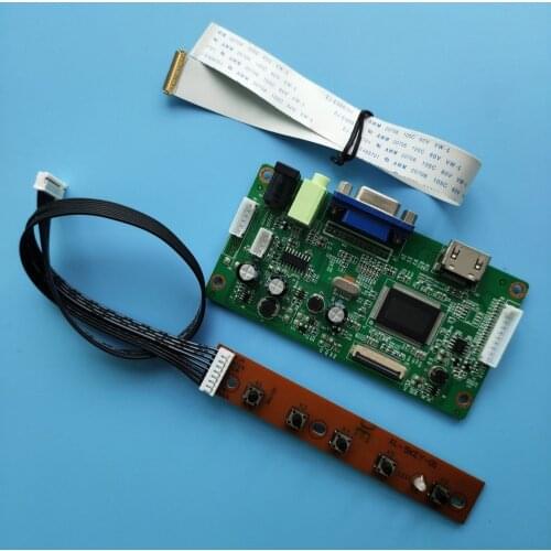 Kit for N140HCE Controller board 14" screen moitor Display EDP DRIVER HDMI VGA 1920x1080 30pin LCD LED panel