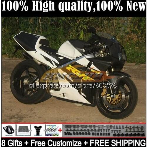 Body For HONDA VFR400 R V4 VFR400R 1989 1990 1991 1992 1993 35CL.96 RVF VFR 400 R RR CC NC30 89 90 91 92 93 Fairing Black white