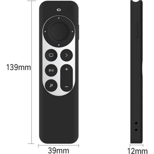Anti-fall Washable Remote Control Soft Silicone Case Remote Protective Cover for-Apple TV 4K 2021 6Th Siri Remote
