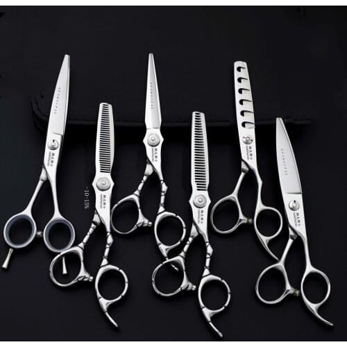 6.0 Top Professional Hair Scissors Set Cutting Barber Salon Haircut Thinning Shear Hairdressing Hair Tools Hair Cutting Scissors