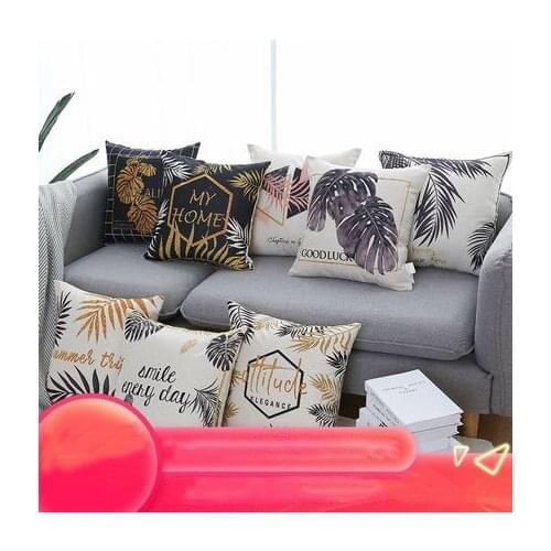 2019 Pillow Cases Linen Cotton pillow Covers Bedroom household Living Room Office Bed Casual Waist Pillow Case