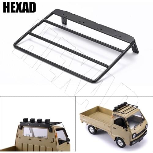 For WPL D12 1/10 RC Truck Car Upgrade Parts Metal Luggage Carrier Tray Roof Rack Decoration Accessories