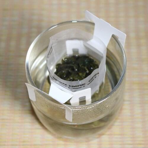 100pcs/lot New PET Empty Pyramid Tea Bag Tea Infuser Scented Tea Strainer Teabags Hanging 7.3*9cm