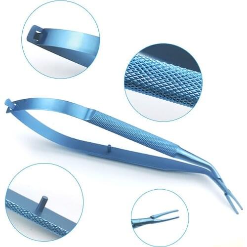 Titanium Lens Implantation Forceps Ophthalmic Tweezer Ophthalmic Eye Instrument