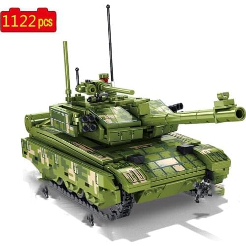 Military Series World War II 4 in 1 Tank Infantry Fighting Vehicle DIY Model Building Blocks Bricks Toys Gifts