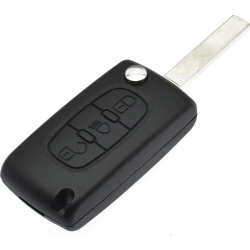 3 Button Remote Flip Key Shell Case Protective Holder For Citroen C2 C3 C4 C5 C6