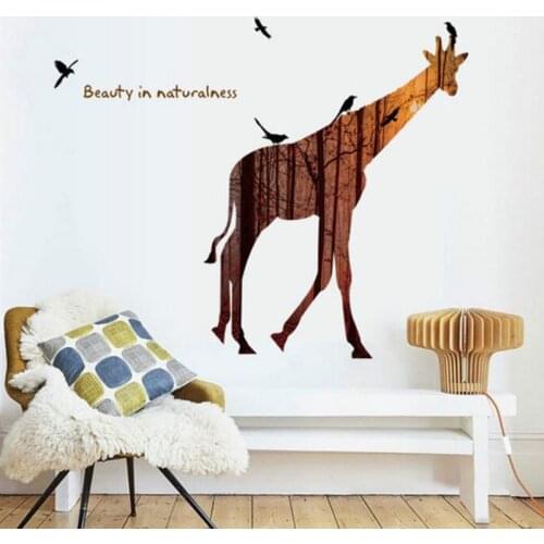 1PC Lion Wall Stickers Home Decor Living Room Bedroom Decorations PVC Wall Sticker Poster Mural Art Decals