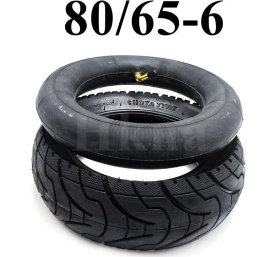 10 Inch Pneumatic Tire 80/65-6 Tyre Inner Tube 10x3.0-6 Tube Tire for Electric Scooter Speedual Grace 10 Zero 10X 10 * 3.0