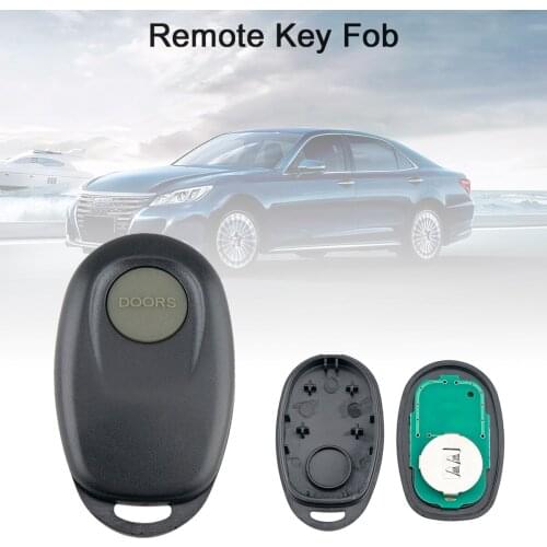 433Mhz 1Button ABS Electronics Car Remote Key Keyless Replacement Black Remote Car Key Fit for Toyota Camry / Avalon / Conquest