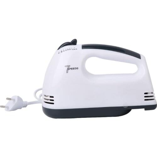 7 Speed Electric Hand Mixer Whisk Egg Beater Cake Baking Mains Powered 180W EU M2EE