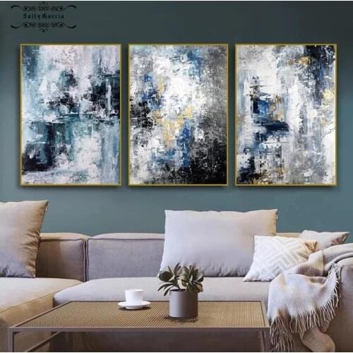 Abstract Graffiti Canvas Painting Nordic Minimalist Wall Art Poster and Prints for Home Living Room Decoration Interior Pictures