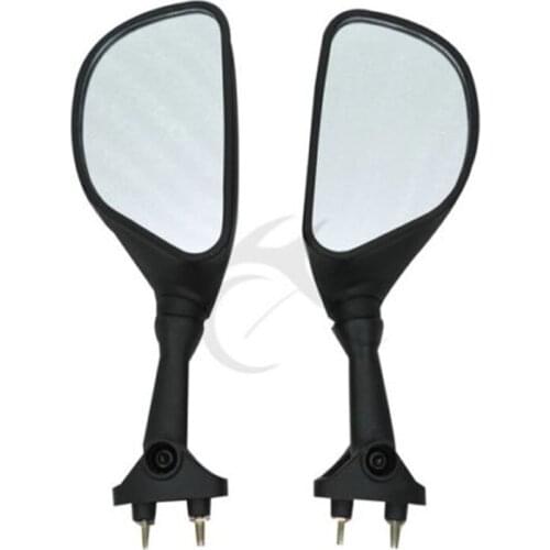 Pair Side Rear View Mirrors For Kawasaki NINJA ZX6-R ZX-636 03-04 ZX6-RR 03-06 Left Right Side Rear Motorcycle