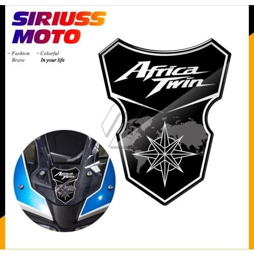 3D Resin Motorcycle Front Fender Fairing Stiicker Case for Honda CRF1000L Africa Twin 2016-2019