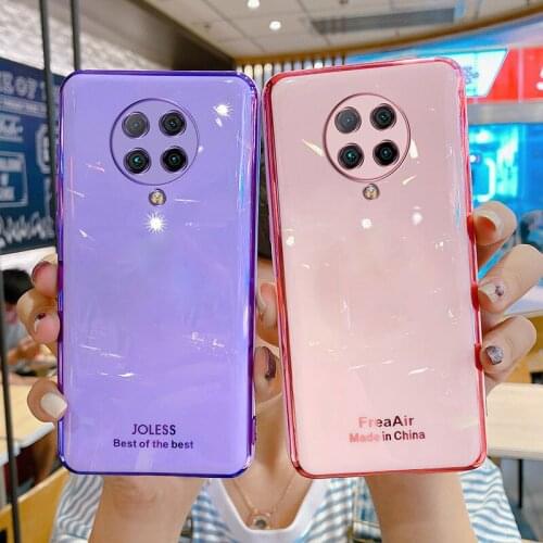 Luxury Silicone Case For Xiaomi POCO F2 pro phone Case For Xiaomi Redmi K30 Pro Cover Shockproof Stand Holder Cases POCO F2 pro