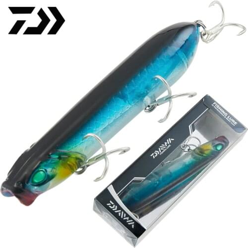 DAIWA Hard Fishing Lures Bait Lasered Minnow Treble Hook Wobbler Crankbait Professional Fishing Tackle Accessories 17.5G 10CM