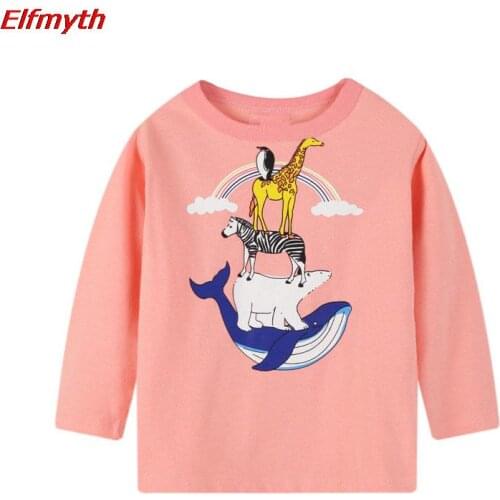Футболки с принтом для девочек ELFMYTH China At AliExpress