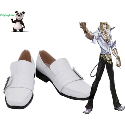 FGO Fate Grand Order Berserker Sakata Kintoki White Cosplay Shoes Long Boots Leather Custom Made For Halloween