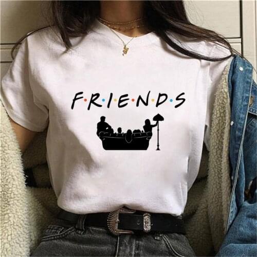 Old Friends Tv Show Tshirt Women T-shirts Tops Femme Clothes Female T-shirt Harajuku Summer Tshirt Streetwear T-shirts