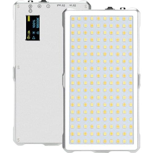 Mini Pocket LED Light Video Recording Commercial Photography F18 Portable LED Video Light Lamp Power Display Mount Adapter