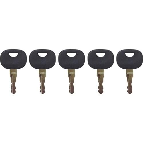 5PCS Ignition Keys 14603 For Ford New Holland JCB Volvo Excavators Backhoes Tractors Skytrak Mini-Excavators