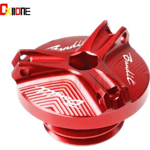 New Motorcycle Engine Oil Filter Cup Plug Cover Screw motor accessories for Suzuki 600 650 Bandit S GSF 1200 1250 Bandit 1250S