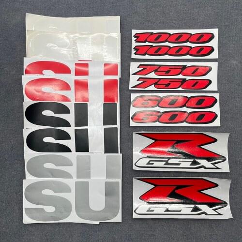 Motorcycle 3D Reflective GSX-R Emblem Fairing Kit Body Side Sticker Decals For Suzuki GSXR 600 750 1000 K1 K2 K3 K4 K5 K6 K7 K8
