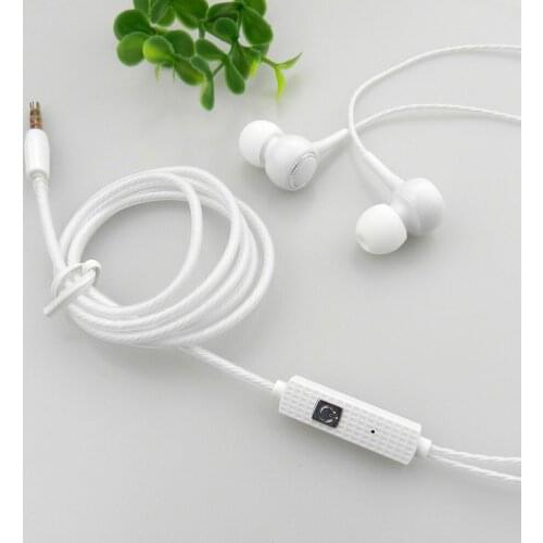 Earphone Heavy Bass In-Ear Music Microphone 3.5mm Earphones For iPh For Samsung For xiaomi
