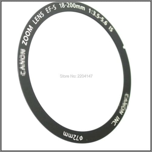 NEW original FRONT NAME INDICATOR RING COVER( YB2-1871-010)for Canon EF-S 18-200mm f/3.5-5.6 IS