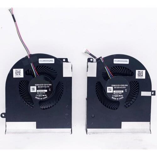 NEW CPU GPU Cooling Fan For DELL AlienWare Area 51m R2 RTX3080 TPV77 TW5Y8 RADIATOR EG80151S1-C020-S9A EG80151S1-C010-S9A