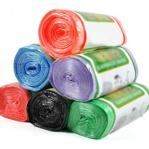 50pcs Garbage Bags Garbage Trash Wastebaskets Waste Bags Trash Bags Household Cleaning Accessories Eco-Friendly Disposable