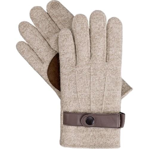 1pair Men Women Portable Contact Screen Keep Warm Outdoor Sports Home Winter Gloves Wear Resistant Gift Soft Washable Casual