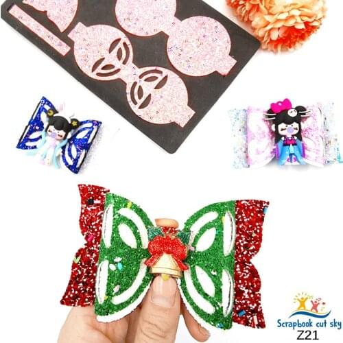 Hollowing out Bow die Z21 2020 new product suitable for market general machines Scrapbook cut sky