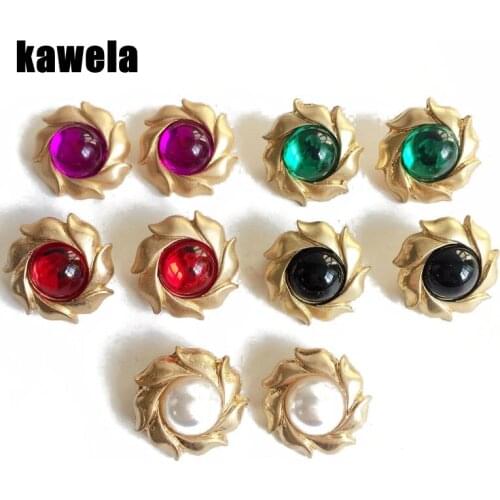 More Colors Clip Earring Round Party Earring Jewelry