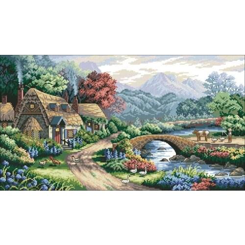 27-DIM35019 Counted Cross Stitch 11CT 14CT 18CT DIY Cross Stitch Kits Embroidery Needlework Sets